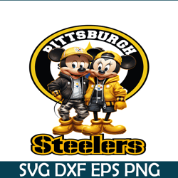 Mickey Steelers PNG, Football Team PNG, NFL PNG