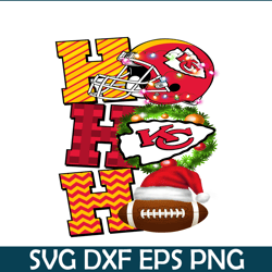 Hohoho Chiefs PNG, Christmas NFL Team PNG, National Football League PNG