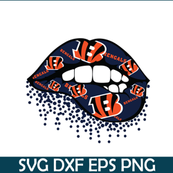 Sexy Lips Bengals SVG PNG, National Football League SVG, NFL Lover SVG