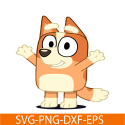 Happy Bingo SVG PDF PNG Bluey Cartoon SVG Bluey Characters SVG