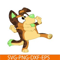 Bluey Dog Brow SVG PNG PDF Bluey Characters SVG Bluey Cartoon SVG