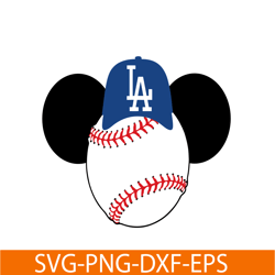 LA Dodgers The Mickey Ball SVG, Major League Baseball SVG, MLB Lovers SVG MLB011223139