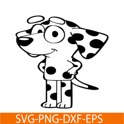 Mrs. Retriever Dalmatian SVG PNG DXF EPS Bluey Character SVG Bluey Cartoon SVG