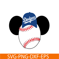 LA Dodgers The Mickey SVG, Major League Baseball SVG, MLB Lovers SVG MLB011223138