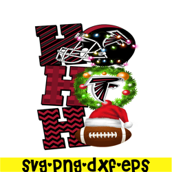 Hohoho Falcons PNG, Christmas NFL Team PNG, National Football League PNG