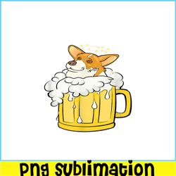 Corgi Dog Beer Drinking PNG Drinking Party PNG Corgi And Beer PNG