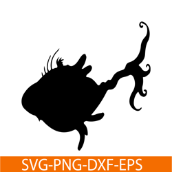 The 3rd Fish Black Shadow SVG, Dr Seuss SVG, Cat In The Hat SVG DS105122339