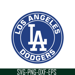 Los Angeles Dodgers Blue Logo SVG, Major League Baseball SVG, MLB Lovers SVG MLB011223110