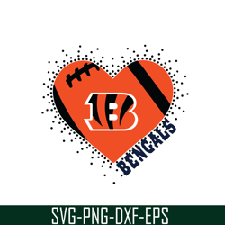 Bengals Love SVG PNG EPS, NFL Team SVG, National Football League SVG