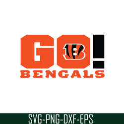 Go Bengals SVG PNG EPS, NFL Team SVG, National Football League SVG