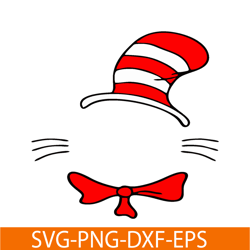The Hat SVG, Dr Seuss SVG, Cat In The Hat SVG DS205122321