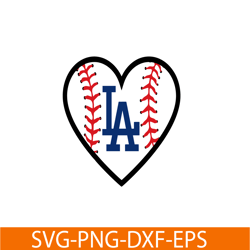 The Heart Of Los Angeles SVG, Major League Baseball SVG, MLB Lovers SVG MLB011223135
