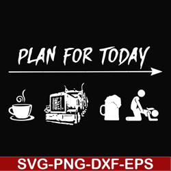 Plan for today svg, png, dxf, eps file FN000168
