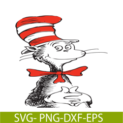 The Cat With Hat SVG, Dr Seuss SVG, Cat In The Hat SVG DS104122317