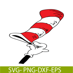 the red hat on the hand svg, dr seuss svg, cat in the hat svg ds205122359