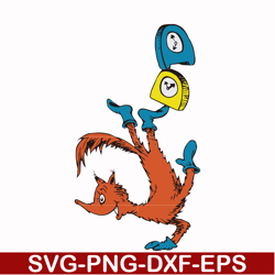 Fox svg, the cat in the hat svg, dr svg, png, dxf, eps file DR000127