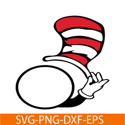 The Hat And Circle SVG, Dr Seuss SVG, Cat in the Hat SVG DS104122373
