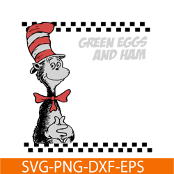 Green eggs and ham rab SVG, Dr Seuss SVG, Cat In The Hat SVG DS105122343