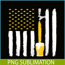 Craft Beer PNG American Flag Beer Vibes PNG 4th July Brewery PNG