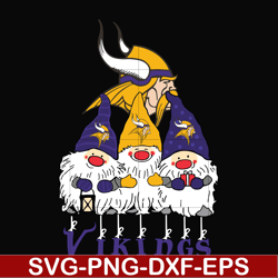 Gnomes Minnesota Vikings svg, Gnomes svg, Vikings svg, png, dxf, eps digital file NNFL0307018