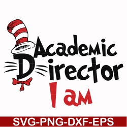 Academic director I am svg, png, dxf, eps file DR000133