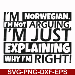 I'm Norwegian I'm not arguing I'm just explaining why I'm right! svg, png, dxf, eps file FN000562