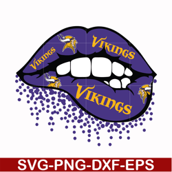 Minnesota Vikings lip svg, Vikings lip svg, Nfl svg, png, dxf, eps digital file NFL23102011L