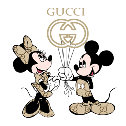Gucci Mickey Minnie Mouse Svg, Gucci Svg, Diney Brand Svg, Fashion logo Svg, Brand logo Svg, Digital download