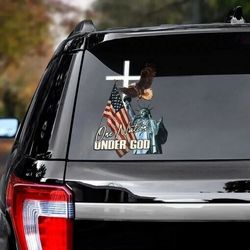 one nation under god car window decal stickers vinyl decal decal waterproof