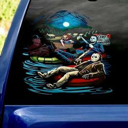 horror friend car window decal stickers vinyl horror friend decal waterproof