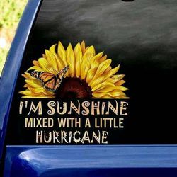 sunflower car window decal stickers vinyl decal decal waterproof