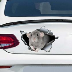 dumbo rat car window decal dumbo rat stickers vinyl dumbo rat decal waterproof