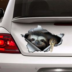 decoration funny sloth car window decal stickers vinyl decal decal waterproof