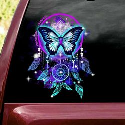 butterfly and dream catcher car decal stickers vinyl decal decal waterproof