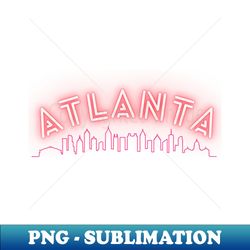 atlanta atl atlanta cityscape - artistic sublimation digital file - transform your sublimation creations