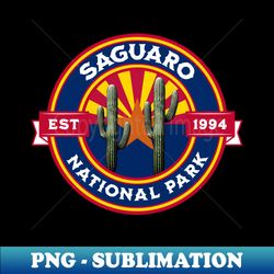 Saguaro National Park  Arizona State Flag Design - Signature Sublimation PNG File - Bold & Eye-catching