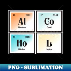 Alcohol  Periodic Table - High-Quality PNG Sublimation Download - Perfect for Creative Projects