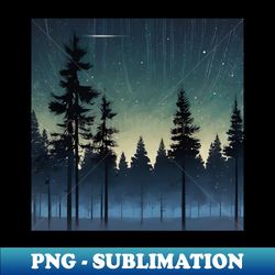 dark night in the forest - Creative Sublimation PNG Download - Defying the Norms