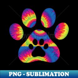 Cat feet Tie dye - Unique Sublimation PNG Download - Add a Festive Touch to Every Day