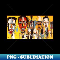 Artist Mugs - Basquiat Masks 2 - PNG Transparent Digital Download File for Sublimation - Boost Your Success with this Inspirational PNG Download