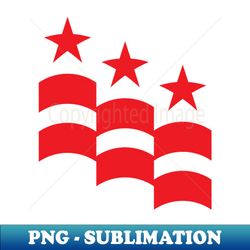 DC Flag - Vintage Sublimation PNG Download - Spice Up Your Sublimation Projects