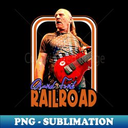 American Rock Grooves Grand Railroad Vintage Railroad Vibes Tee - High-Resolution PNG Sublimation File - Transform Your Sublimation Creations