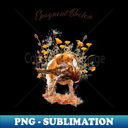 Brittany Spaniel - Exclusive PNG Sublimation Download - Stunning Sublimation Graphics