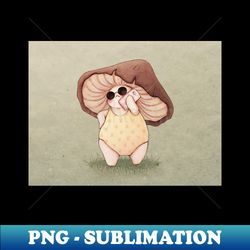 Beach Mushroom - PNG Sublimation Digital Download - Bold & Eye-catching