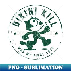 bikini kill retro wistle - Instant PNG Sublimation Download - Revolutionize Your Designs