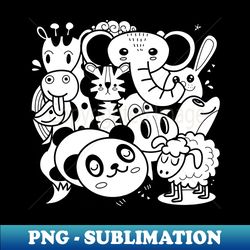 cute cartoon sketch animals - Premium Sublimation Digital Download - Revolutionize Your Designs