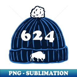 Area Code 624 Buffalo New York Buffalo NY Winter Hat Toque - Premium Sublimation Digital Download - Create with Confidence