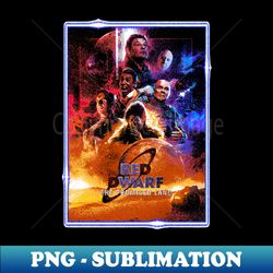 Red Dwarf - Digital Sublimation Download File - Perfect for Personalization