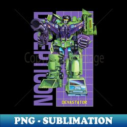 Devastator card style - High-Quality PNG Sublimation Download - Instantly Transform Your Sublimation Projects