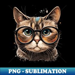 Seeing the world in style - glasses-wearing cats unite - Exclusive Sublimation Digital File - Instantly Transform Your Sublimation Projects